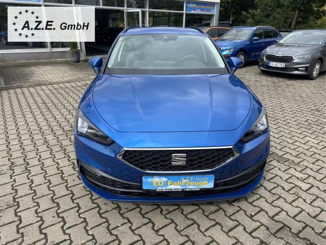 Seat / Leon Sportstourer / Blau / / / Style 1.5 eTSI DSG *AHK*GRA*PDC*KAMERA*LED*KESSY*5 J. Gar.*