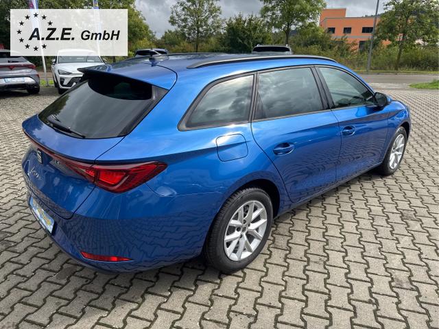 Seat / Leon Sportstourer / Blau / / / Style 1.5 eTSI DSG *AHK*GRA*PDC*KAMERA*LED*KESSY*5 J. Gar.*
