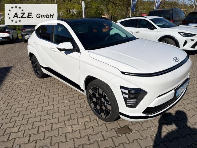 Hyundai / KONA Elektro / Wei&szlig; / / / Executive 65,4 kWh *NAVI*HUD*360&deg; KAMERA*EL.KLAPPE*PANO*V2L*
