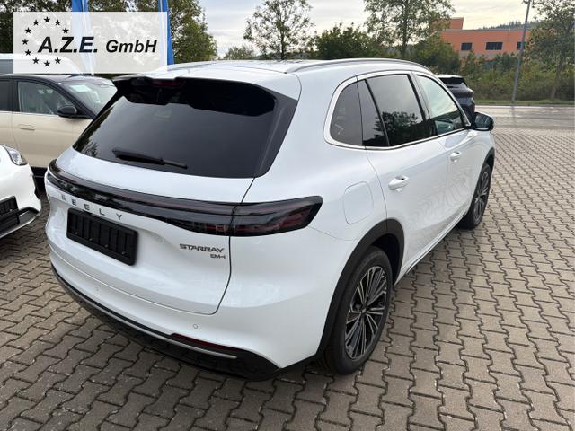 Geely / Starray EM-i / Wei&szlig; / / / MAX+ 1.5 PHEV *NAVI*LEDER*ACC*360&deg;*MASSAGE*PANO*SH*LHZ*8 J. Gar.*