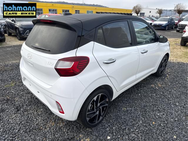 Hyundai / i10 / Wei&szlig; / / / AUT SHZ SMART KEY KLIMAAUTOMATIK AMBIENTE ALU RFK PDC NAVI 