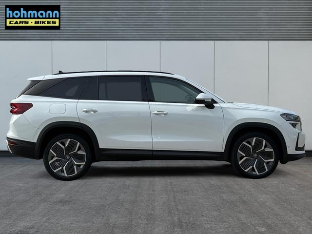 Skoda / Kodiaq / Wei&szlig; / / / LEDER+AHK+PANO+MATRIX+360 KAM+eHK+20 LM, Beispielbilder, ggf. teilweise mit Sonderausstattung