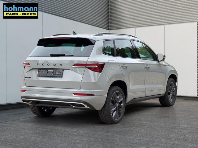 Skoda / Karoq / Grau / / / 1.5 TSI-DSG Sportline NAVI+360&deg;Kamera+ACC+KESSY+18'LM