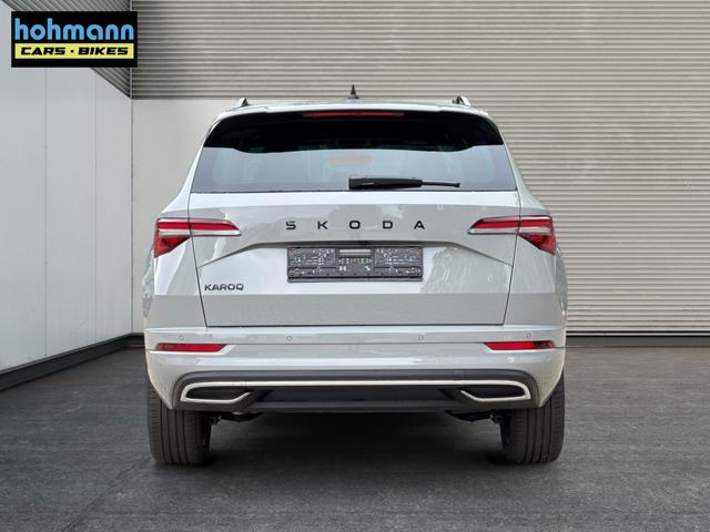 Skoda / Karoq / Grau / / / 1.5 TSI-DSG Sportline NAVI+360&deg;Kamera+ACC+KESSY+18'LM