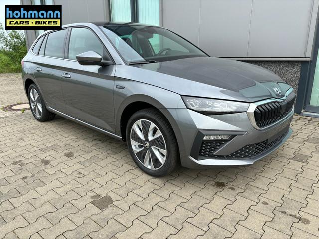 Skoda Scala Extra 1.0 TSI 95PS, 5 Jahre Garantie, 16" Alu, Parksensoren hinten, Rückfahrkamera, Sitzheizung, Climatronic, SunSet, Tempomat, Radio 8" + Smartlink, Full-LED-Scheinwerfer, NSW, Virtual Cockpit, Armlehne, M-Lederlenkrad, Easy Start 