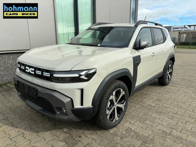 Dacia Duster Journey 1.6 HYBRID 140 AUTOMATIK (Benzin/Elektro), 18" Alufelgen "TAGASAN", Klimaautomatik, Hands-free, Rückfahrkamera, Parksensoren hinten, LED-Scheinwerfer, NAVI MEDIA LIV 10", Abgedunkelte Scheiben, Nebelscheinwerfer, Armlehne, Dachreling, Tempomat 