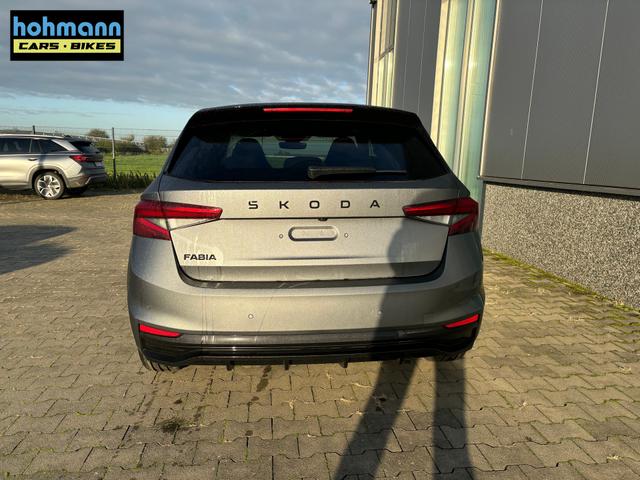 Skoda Fabia Top Selection 1.0 TSI 95PS, 15" Alu, Climatronic, SunSet, Multifunktions-Lederlenkrad beheizt, Infotainment 8", Smart Link, LED-Scheinwerfer, Nebelscheinwerfer, Parksensoren hinten, Sitzheizung, Tempomat, Fußmatten 