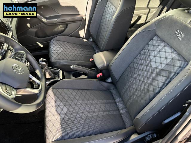 Volkswagen T-Cross R-Line Limited 1.0 TSI 115PS, Deep-Black-Metallic, 5 JAHRE GARANTIE, ANH&Auml;NGERKUPPLUNG, CLIMATRONIC, SITZHEIZUNG, 18" Alu, MATRIX-LED, Adaptiver Tempomat ACC, Parksensoren, R&uuml;ckfahrkamera, Keyless, Abgedunkelte Scheiben, Radio "Ready2Discover" + App-Connect 