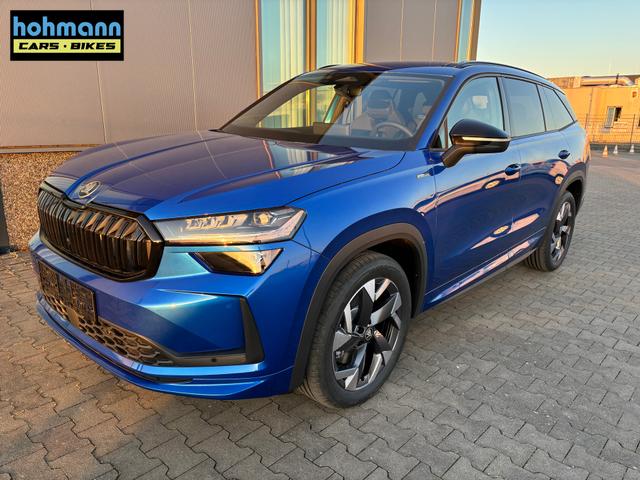 Skoda Kodiaq Sportline Angebot f. Menschen mit Behinderung 100%! 1.5 TSI iV PLUG-IN-HYBRID 204PS DSG, 19" Alu, NAVI 13", MATRIX-LED-Scheinwerfer, KESSY, Alarm, Parksensoren vorn/hinten, Rückfahrkamera, Tempomat, Elektr. Heckklappe + Fahrersitz, Sitzheizung, 3-Zonen 