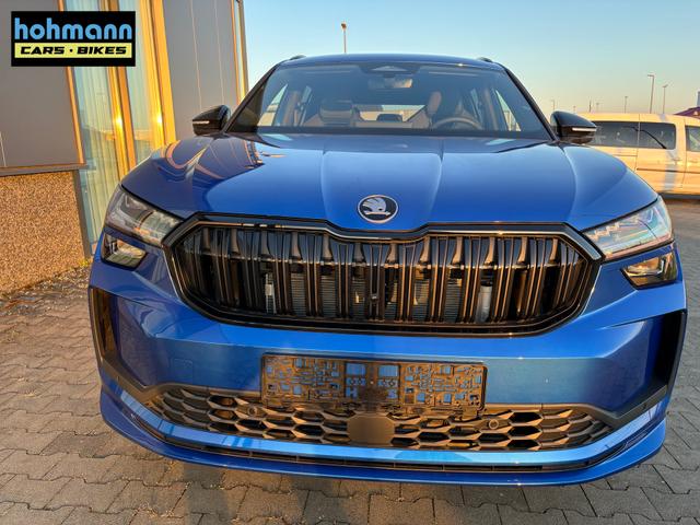 Skoda Kodiaq Sportline Angebot f. Menschen mit Behinderung 100%! 1.5 TSI iV PLUG-IN-HYBRID 204PS DSG, 19" Alu, NAVI 13", MATRIX-LED-Scheinwerfer, KESSY, Alarm, Parksensoren vorn/hinten, Rückfahrkamera, Tempomat, Elektr. Heckklappe + Fahrersitz, Sitzheizung, 3-Zonen 