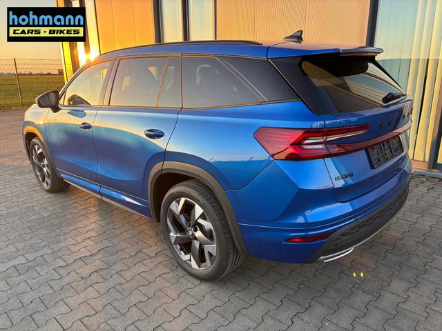 Skoda Kodiaq Sportline Angebot f. Menschen mit Behinderung 100%! 1.5 TSI iV PLUG-IN-HYBRID 204PS DSG, 19" Alu, NAVI 13", MATRIX-LED-Scheinwerfer, KESSY, Alarm, Parksensoren vorn/hinten, Rückfahrkamera, Tempomat, Elektr. Heckklappe + Fahrersitz, Sitzheizung, 3-Zonen 