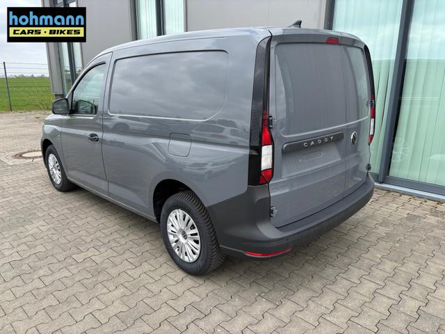 Volkswagen Caddy Cargo 2.0 TDI 102PS, Pure-Grey, Klima, Parksensoren hinten, Reserverad, Kunststoffbodenbelag Fahrer-/Fahrgastraum, Ganzjahresreifen, Radio 10" + Wireless App-Connect, Tempomat, Hecktüren, Schiebetür rechts 