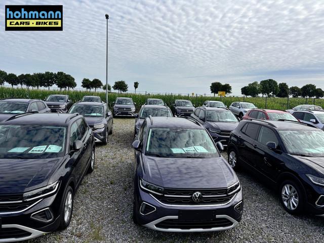 Volkswagen T-Cross R-Line Limited 1.0 TSI 115PS DSG, 5 JAHRE GARANTIE, CLIMATRONIC, SITZHEIZUNG, Schwarz-Metallic, 18" Alu, MATRIX-LED, Adaptiver Tempomat ACC, Parksensoren, Rückfahrkamera, Keyless, Abgedunkelte Scheiben, Radio "Ready2Discover" + App-Connect, M-Lederlenkrad, Side Assist 