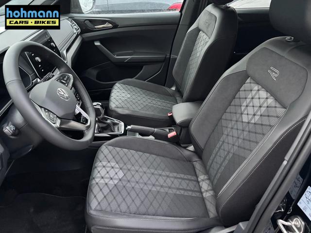 Volkswagen T-Cross R-Line Limited 1.0 TSI 115PS DSG, 5 JAHRE GARANTIE, CLIMATRONIC, SITZHEIZUNG, Schwarz-Metallic, 18" Alu, MATRIX-LED, Adaptiver Tempomat ACC, Parksensoren, R&uuml;ckfahrkamera, Keyless, Abgedunkelte Scheiben, Radio "Ready2Discover" + App-Connect, M-Lederlenkrad, Side Assist 
