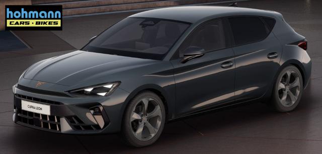 Cupra Leon Basis 1.5 TSI 150PS 6-Gang, 5 Jahre Garantie, AHK SCHWENKBAR, MATRIX-LED, EDGE-PAKET, WINTER-PAKET, 18" Alufelgen, Voll-LED-Scheinwerfer, 3Z-Climatronic, ACC/Tempomat, Digitales Cockpit, Full Link, Parksensoren v/h, Privacy-Glas, M-Lederlenkrad 
