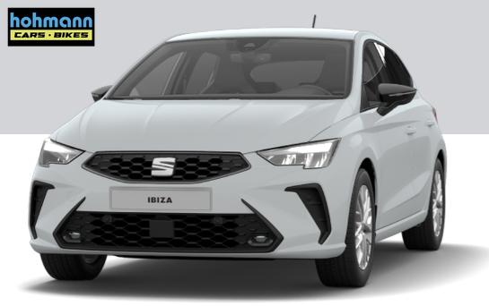 Seat Ibiza FR Edition 1.0 TSI 95PS, 5J GARANTIE, SITZHEIZUNG, 2Z-CLIMATRONIC, 16" ALUFELGEN, ACC/Tempomat, M-Lederlenkrad, Parksensoren VORN/hinten + R&Uuml;CKFAHRKAMERA, KESSY, Privacy-Glas, Radio 8,25"/Bluetooth FULL LINK, LED-Scheinwerfer, Armlehne 