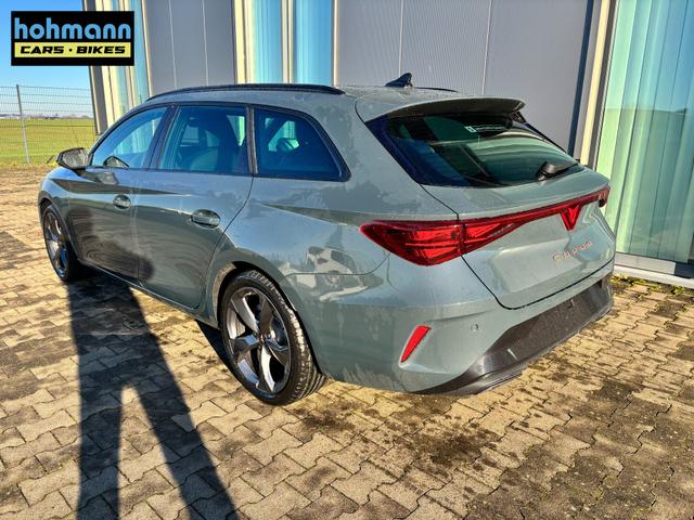 Cupra Leon Sportstourer Basis 1.5 TSI 150PS, 5J Garantie, Fjord-Blau, ANH&Auml;NGERKUPPLUNG, EDGE-PAKET (KEYLESS, ALARM, R&Uuml;CKFAHRKAMERA), SCHALENSITZE / FAHRERSITZ ELEKTRISCH, SITZHEIZUNG, 18" ALU, ELEKTR. HECKKLAPPE, 3Z-Climatronic, ACC, Full Link, Parksensoren v/h, Privacy-Glas 