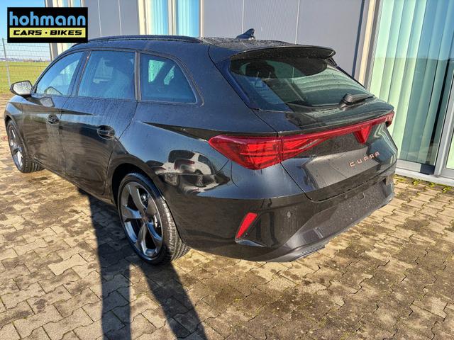 Cupra Leon Sportstourer Basis 1.5 TSI 150PS, 5J Garantie, SCHWARZ-METALLIC, ANH&Auml;NGERKUPPLUNG, EDGE-PAKET (KEYLESS, ALARM, R&Uuml;CKFAHRKAMERA), SCHALENSITZE / FAHRERSITZ ELEKTRISCH, SITZHEIZUNG, 18" ALU, ELEKTR. HECKKLAPPE, 3Z-Climatronic, ACC, Full Link, Parksensoren v/h, Privacy-Glas 