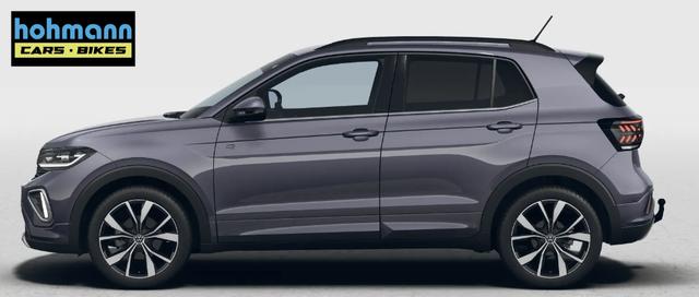 Volkswagen T-Cross R-Line Limited 1.0 TSI 115PS, Rauch-Grau-Metallic, 5 JAHRE GARANTIE, ANH&Auml;NGERKUPPLUNG, CLIMATRONIC, SITZHEIZUNG, 18" Alu, MATRIX-LED, Adaptiver Tempomat ACC, Parksensoren, R&uuml;ckfahrkamera, Keyless, Abgedunkelte Scheiben, Radio "Ready2Discover" + App-Connect 