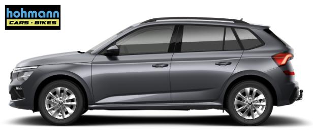 Skoda Kamiq Extra 1.0 TSI 116PS, 5 J Garantie, METALLIC, ANH&Auml;NGERKUPPLUNG, 16" Alu, Climatronic, Radio 8" + SmartLink, Parksensoren hinten, R&uuml;ckfahrkamera, Sitzheizung, SunSet, Tempomat, Armlehne, NSW, LED-Scheinwerfer, Dachreling, Virtual Cockpit, Reserverad 