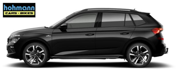 Skoda Kamiq Monte Carlo 1.5 TSI 150PS DSG, 5J GARANTIE, Schwarz-Perleffekt, 18" ALU, AHK SCHWENKBAR, Panoramadach, Matrix-LED, Parksensoren v/h, Kamera, Tempomat, Virtual Cockpit (8"!!), Kessy, Winter-Paket, Climatronic, Radio 8", SmartLink, NSW, Sport-M-Lederlenkrad beheizt 