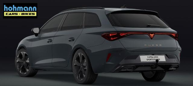 Cupra Leon Sportstourer Basis 1.5 eTSI 150PS DSG (AUTOMATIK), Fjord-Blau, ANH&Auml;NGERKUPPLUNG, ELEKTR. HECKKLAPPE, KESSY, ALARM, R&Uuml;CKFAHRKAMERA, 18" Alu, Sitzheizung, M-Lederlenkrad beheizt, Parksensoren vorne und hinten, Adaptiver Tempomat, 3-Zonen-Climatronic, Radio 12,9" + Full Link 
