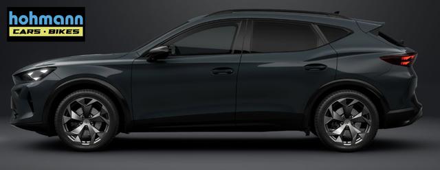 Cupra Formentor Basis 1.5 eTSI 150PS DSG (AUTOMATIK), 18" Alu, Sitzheizung, M-Lederlenkrad beheizt, 3-Zonen-Climatronic, Parksensoren vorne/hinten, Adaptiver Tempomat, Digitales Cockpit 10", Radio 12,9" + Full-Link (Navi-Funktion &uuml;ber Smartphone), FULL-LED-Scheinwerfer 