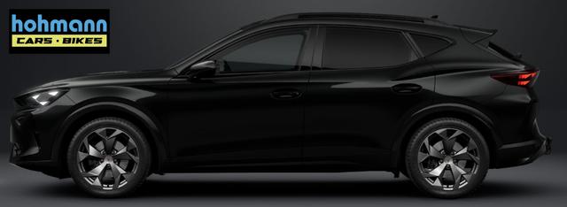 Cupra Formentor Basis 1.5 eTSI 150PS DSG (AUTOMATIK), ANH&Auml;NGERKUPPLUNG, KESSY, ALARM, R&Uuml;CKFAHRKAMERA, ELEKTR. HECKKLAPPE, 18" Alu, Sitzheizung, M-Lederlenkrad beheizt, 3-Zonen-Climatronic, Parksensoren vorne/hinten, ACC-Tempomat, Digitales Cockpit 10", Radio 12,9"+Full-Link 