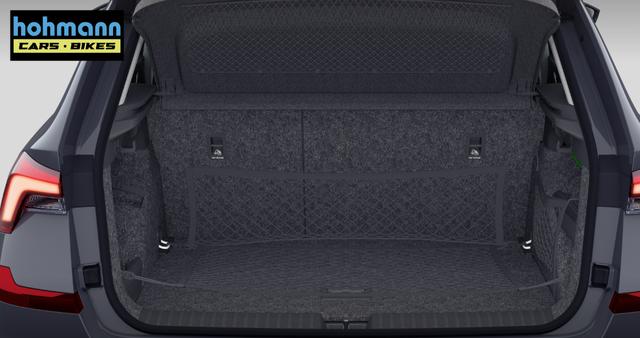 Skoda Kamiq Monte Carlo 1.5 TSI 150PS DSG, 5J GARANTIE, 18"ALU, METALLIC, ELE. HECKKLAPPE, ANH&Auml;NGERKUPPLUNG, BEH. FRONTSCHEIBE, MATRIX-LED, PANORAMADACH, Sitzheizung, Lenkradhzg, Ladeboden, ACC, SIDE Assist, Virtual Cockpit 10", Parksensoren, Kamera, KESSY, Privacy, Climatronic 