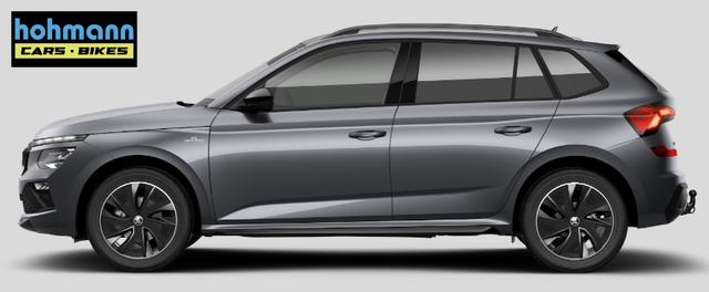 Skoda Kamiq Monte Carlo 1.0 TSI 115PS DSG, 5J GARANTIE, METALLIC, ELE. HECKKLAPPE, ANH&Auml;NGERKUPPLUNG, BEH. FRONTSCHEIBE, MATRIX-LED, PANORAMADACH, Sitzheizung, Lenkradhzg, Ladeboden, ACC, SIDE Assist, Virtual Cockpit 10", Parksensoren, Kamera, KESSY, Privacy, 17" Alu, Climatroni 