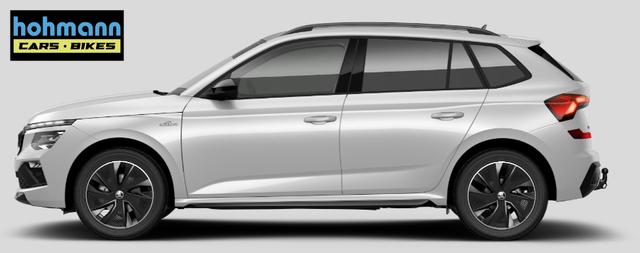 Skoda Kamiq Monte Carlo 1.0 TSI 115PS, 5J GARANTIE, METALLIC, ELE. HECKKLAPPE, ANH&Auml;NGERKUPPLUNG, BEH. FRONTSCHEIBE, MATRIX-LED, PANORAMADACH, Sitzheizung, Lenkradheizung, Ladeboden, ACC, SIDE Assist, Virtual Cockpit 10", Parksensoren, Kamera, KESSY, Privacy, 17" Alu, Climatroni 