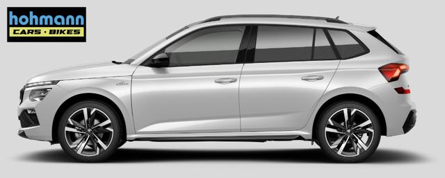 Skoda Kamiq Monte Carlo 1.5 TSI 150PS DSG, 5J GARANTIE, 18"ALU, METALLIC, ELE. HECKKLAPPE, ANH&Auml;NGERKUPPLUNG, BEH. FRONTSCHEIBE, MATRIX-LED, PANORAMADACH, Sitzheizung, Lenkradhzg, Ladeboden, ACC, SIDE Assist, Virtual Cockpit 10", Parksensoren, Kamera, KESSY, Privacy, Climatronic 
