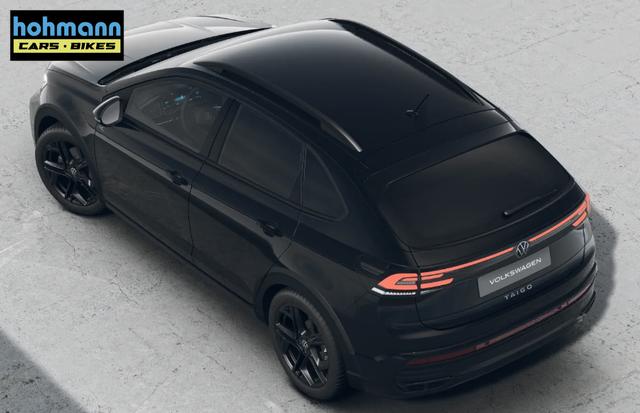 Volkswagen Taigo R-Line Limited 1.0 TSI 115PS, 5JAHRE GARANTIE, 18" Alu, CLIMATRONIC, SITZHEIZUNG, DEEP-BLACK PERLEFFEKT, LED-MATRIX-Scheinwerfer IQ LIGHT, Keyless, Sicht-Paket, R&uuml;ckfahrkamera, Parksensoren vo/hi, Abgedunkelte Scheiben, Radio Ready2Discover/App-Connect, Sportsitze 