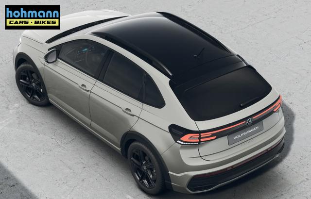 Volkswagen Taigo R-Line Limited 1.0 TSI 115PS, 5JAHRE GARANTIE, 18" Alu, CLIMATRONIC, SITZHEIZUNG, ASCOT-GRAU/DACH SCHWARZ, LED-MATRIX-Scheinwerfer IQ LIGHT, Keyless, Sicht-Paket, R&uuml;ckfahrkamera, Parksensoren vo/hi, Abgedunkelte Scheiben, Radio Ready2Discover/App-Connect, Sportsitze 