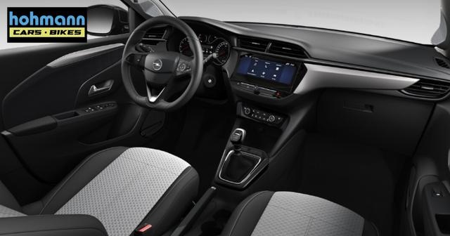Opel Corsa (ca. 37% Preisvorteil) 1.2 Turbo 100PS "EDITION", Schwarz-Metallic, 16" Alufelgen, Sitzheizung, Lederlenkrad beheizt, Parksensoren hinten, Klimaanlage, Radio AndroidAuto/Apple CarPlay, Tempomat, ZV mit Fernbedienung 