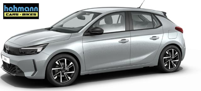 Opel Corsa (ca. 37% Preisvorteil) 1.2 Turbo 100PS "EDITION", Silber-Metallic, 16" Alufelgen, Sitzheizung, Lederlenkrad beheizt, Parksensoren hinten, Klimaanlage, Radio AndroidAuto/Apple CarPlay, Tempomat, ZV mit Fernbedienung 