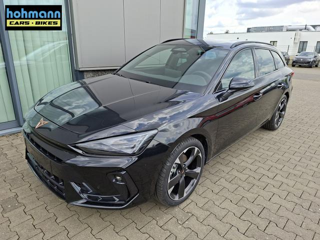 Cupra Leon Sportstourer Basis 1.5 eTSI 150PS DSG (AUTOMATIK), SCHWARZ, ANH&Auml;NGERKUPPLUNG, ELEKTR. HECKKLAPPE, KESSY, ALARM, R&Uuml;CKFAHRKAMERA, 18" Alu, Sitzheizung, M-Lederlenkrad beheizt, Parksensoren vorne und hinten, Adaptiver Tempomat, 3-Zonen-Climatronic, Radio 12,9" + Full Link 