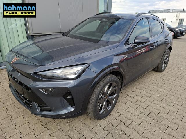 Cupra Formentor Basis 1.5 eTSI 150PS DSG (AUTOMATIK), ANH&Auml;NGERKUPPLUNG, KESSY, ALARM, R&Uuml;CKFAHRKAMERA, ELEKTR. HECKKLAPPE, 18" Alu, Sitzheizung, M-Lederlenkrad beheizt, 3-Zonen-Climatronic, Parksensoren vorne/hinten, ACC-Tempomat, Digitales Cockpit 10", Radio 12,9"+Full-Link 