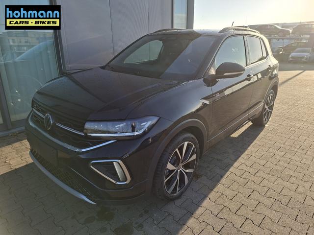 Volkswagen T-Cross R-Line Limited 1.0 TSI 115PS DSG, Deep-Black-Metallic, 5 JAHRE GARANTIE, ANH&Auml;NGERKUPPLUNG, CLIMATRONIC, SITZHEIZUNG, 18" Alu, MATRIX-LED, Adaptiver Tempomat ACC, Parksensoren, R&uuml;ckfahrkamera, Keyless, Abgedunkelte Scheiben, Radio "Ready2Discover" + App-Connect 