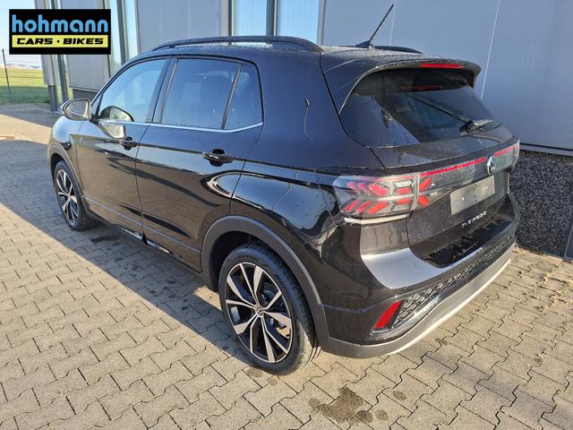 Volkswagen T-Cross R-Line Limited 1.0 TSI 115PS DSG, Deep-Black-Metallic, 5 JAHRE GARANTIE, ANH&Auml;NGERKUPPLUNG, CLIMATRONIC, SITZHEIZUNG, 18" Alu, MATRIX-LED, Adaptiver Tempomat ACC, Parksensoren, R&uuml;ckfahrkamera, Keyless, Abgedunkelte Scheiben, Radio "Ready2Discover" + App-Connect 
