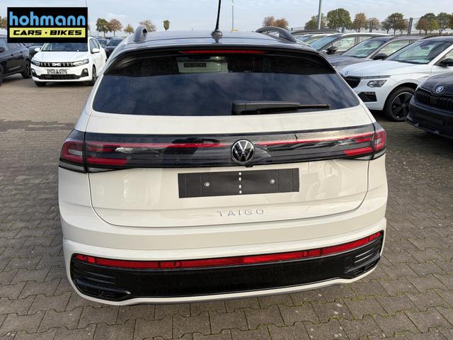 Volkswagen Taigo R-Line Limited 1.5 TSI 150PS DSG, 5JAHRE GARANTIE, 18" Alu, CLIMATRONIC, SITZHEIZUNG, PURE-WHITE/DACH SCHWARZ, LED-MATRIX-Scheinwerfer IQ LIGHT, Keyless, Sicht-Paket, R&uuml;ckfahrkamera, Parksensoren vo/hi, Abgedunkelte Scheiben, Radio Ready2Discover/App-Connect, Sportsitz 