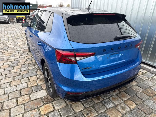 Skoda / Fabia / Blau / Monte Carlo / / , Beispielbilder, ggf. teilweise mit Sonderausstattung