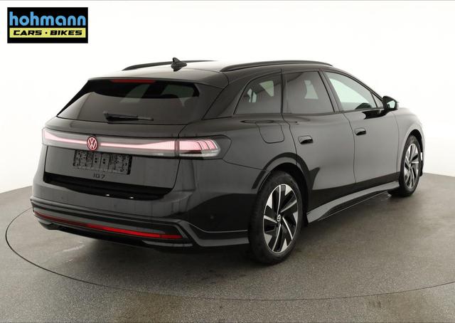 Volkswagen ID.7 Pro 210 kW Tourer Black, AHK, HuD, IQ.Light, IQ.Drive, AreaView, Side, Winter, 19-Zoll 