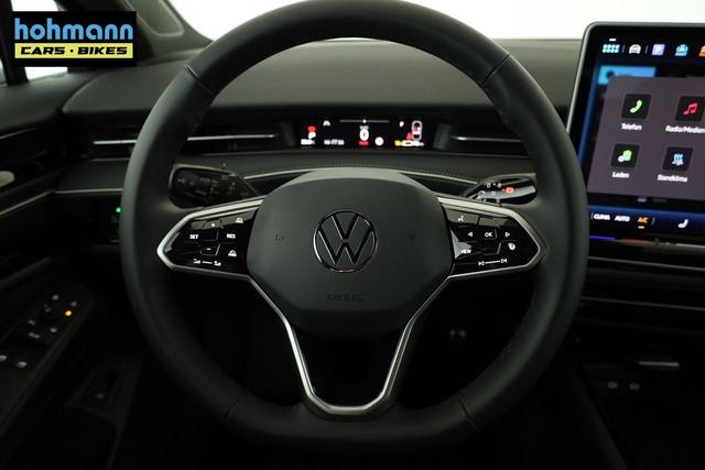 Volkswagen ID.7 Pro 210 kW Tourer Black, AHK, HuD, IQ.Light, IQ.Drive, AreaView, Side, Winter, 19-Zoll 