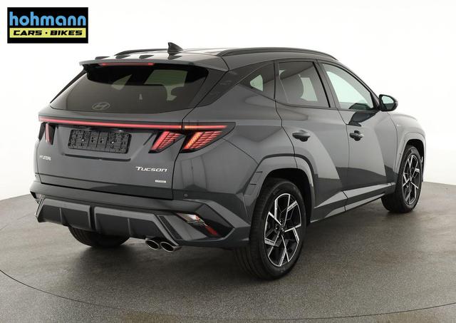 Hyundai TUCSON 1.6 T-GDI DCT 4WD N-LINE, AHK, el. Klappe, Teilleder, Navi, Kamera, ACC 