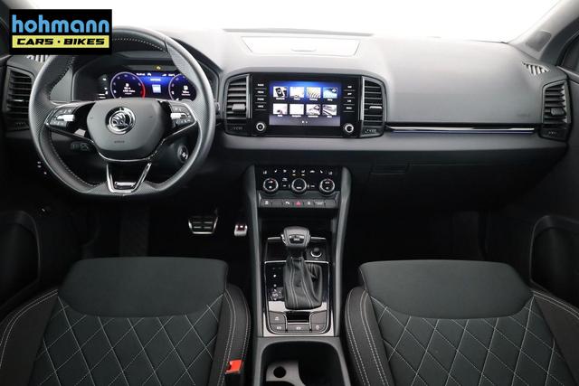 Skoda Karoq Sportline 1.5 TSI DSG Sportline, AHK, Navi, el. Klappe, ACC, Kamera, 19-Zoll 
