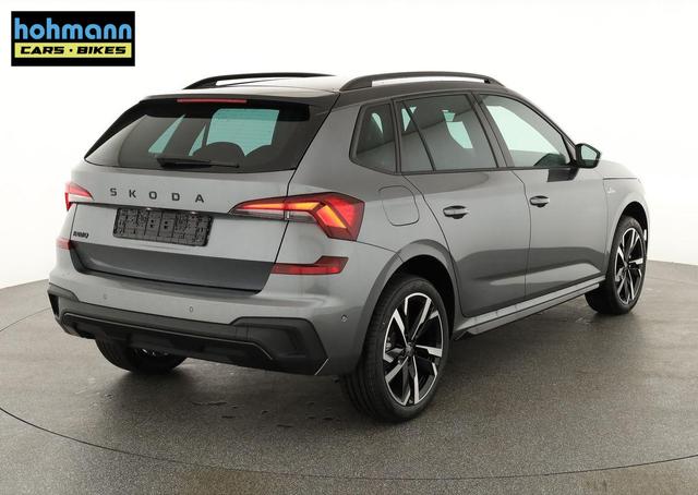 Skoda Kamiq Monte Carlo 1.5 TSI Carlo, Pano, AHK, Matrix, Navi, el. Klappe, 18-Zoll, 5 J.-Garantie 