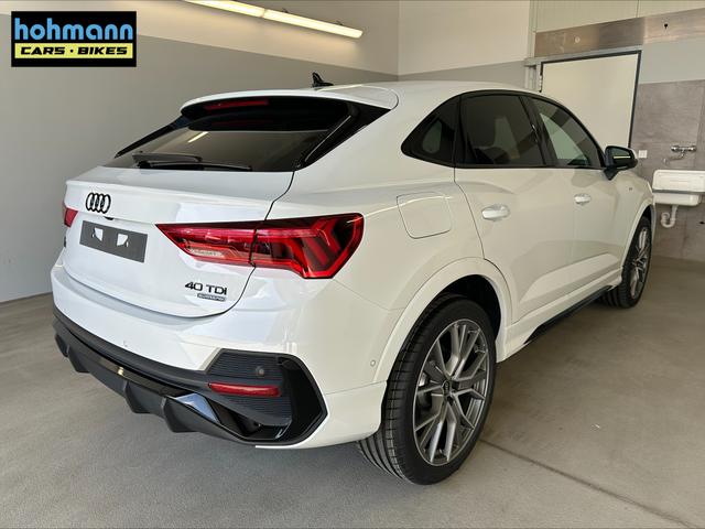 Audi Q3 Sportback S line 40 TDI quattro AHK+360&deg;+Matrix+Black+Alu20+GV5+DCC+Navi+ACC 