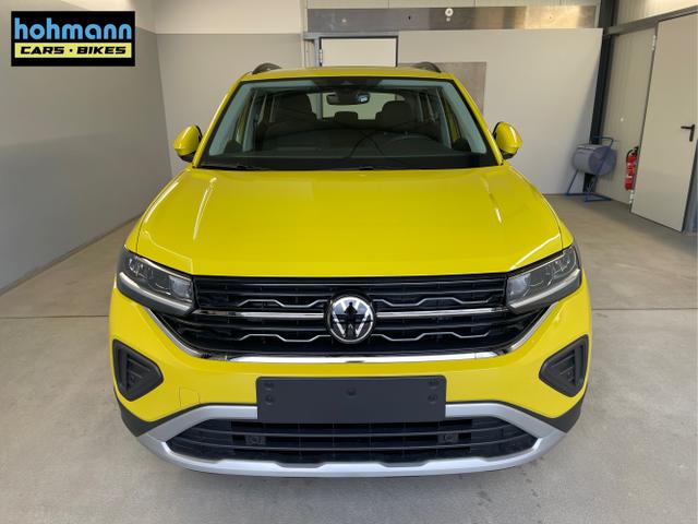 Volkswagen / T-Cross / Gelb / / / 95PS PDC vo+hi+Sitzheizung+App+Side+Travel+Stau+ACC+Klima