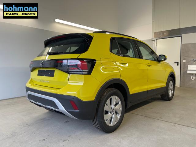 Volkswagen / T-Cross / Gelb / / / 95PS PDC vo+hi+Sitzheizung+App+Side+Travel+Stau+ACC+Klima